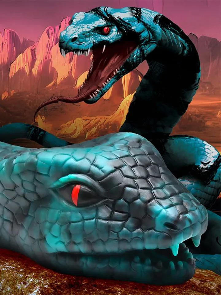 Serpentine Snake Silicone Masturbator - Masturbatorius 1 [full]