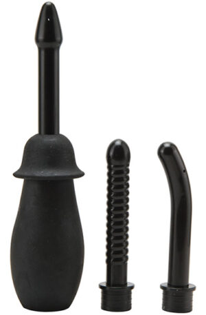 Seven Creations Anal Douche Kit Black - Analinis dušas 1