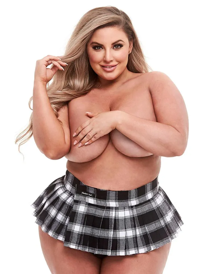 Sexy Schoolgirl Skirt Queen Black - Sijonas 1 [full]