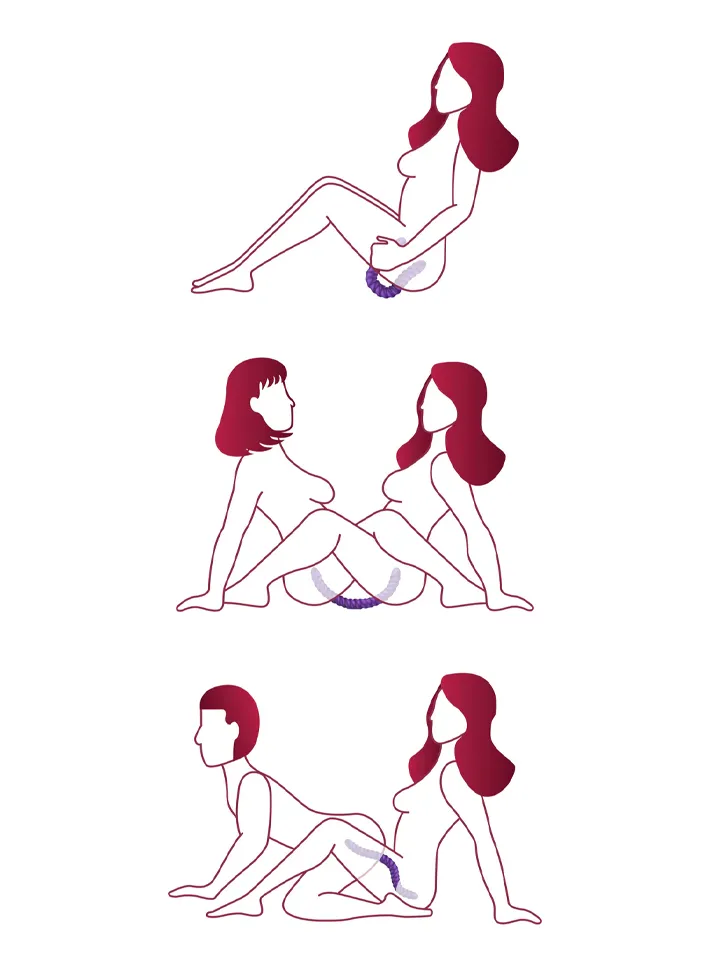 She.E.O Dual-Sided Flexible Vibrator - Vibruojantis dildo 3 [full]