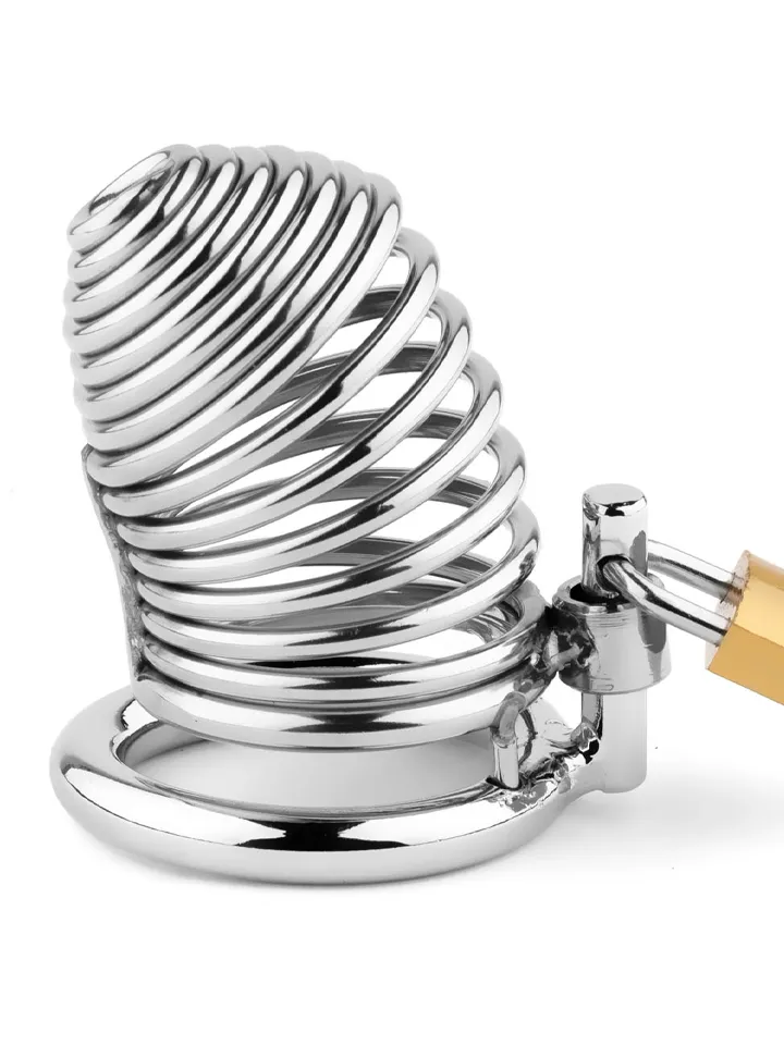 Short Metal Penis Cock Cage - Skaistybės narvas 1 [full]