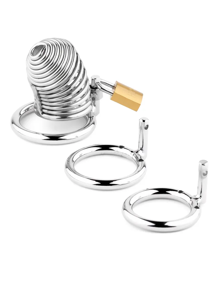 Short Metal Penis Cock Cage - Skaistybės narvas 2 [full]