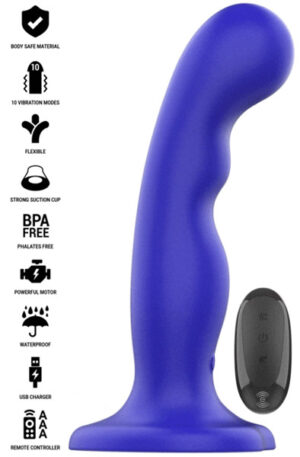 Shorty Vibrator 10 Modes Remote Control - Vibruojantis dildo 1