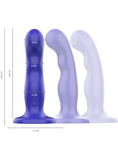 Shorty Vibrator 10 Modes Remote Control - Vibruojantis dildo 3