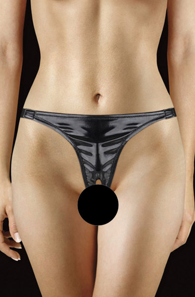 Shots Adjustable Panty Black - Vibruojančios kelnaitės 1