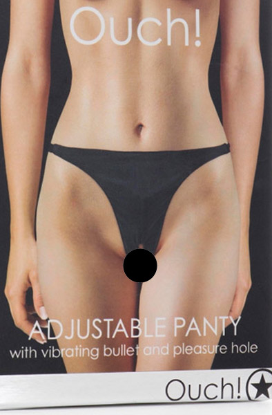 Shots Adjustable Panty Black - Vibruojančios kelnaitės 2