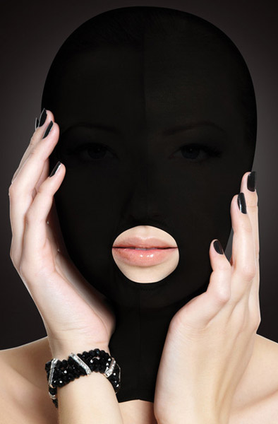 Shots Submission Mask Black - BDSM kaukė 1