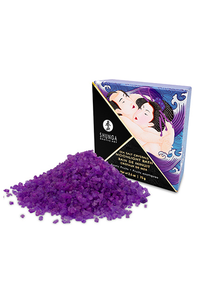 Shunga Erotic Art Moonlight Bath Sea Salt Exotic Fruits 75g - Vonios druska 2