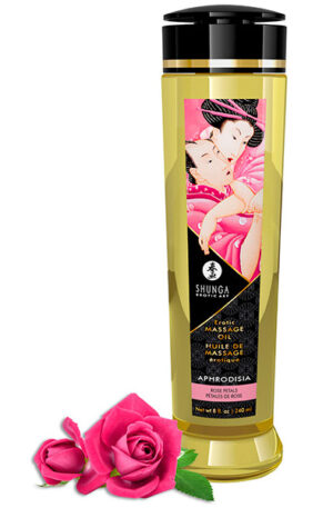 Shunga Massage Oil Aphrodisia Roses 240ml - Masažo naftos ROS 1