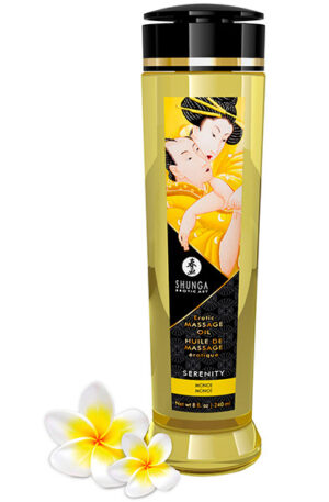 Shunga Massage Oil Serenity Monoï 240ml - Masažinis aliejus 1