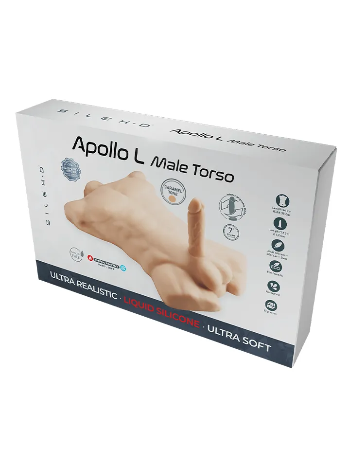 Silex-D Apollo L Male Torso Caramel - Sekso lėlė 4 [full]