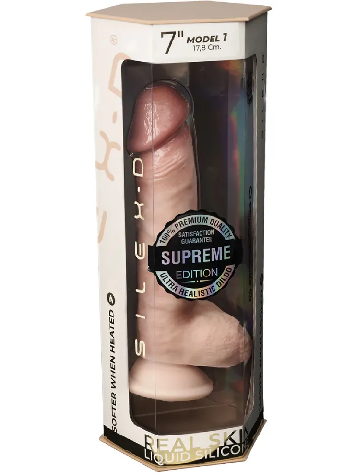 Silex-D Premium Real Skin 17,8 cm - Gyvenimo dildo 5