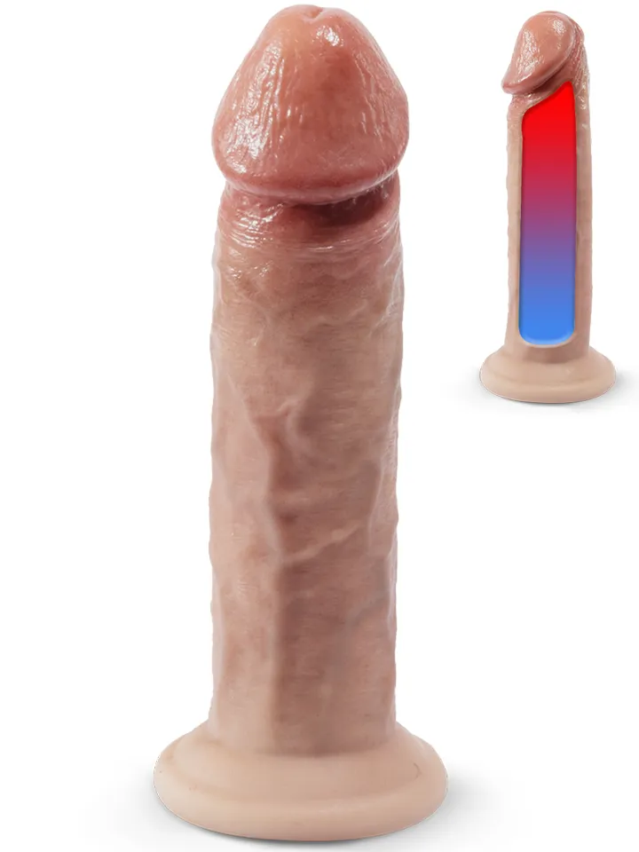 Silex-D Premium Real Skin 19 cm - Gyvenimo dildo 1