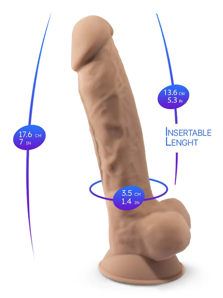 Silex-D The Original Dildo 17,6 cm - Gyvenimo dildo 3 [full]