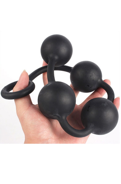 Silicone Anal Balls Quarty M 35 cm - Papildomi išangės karoliukai 2