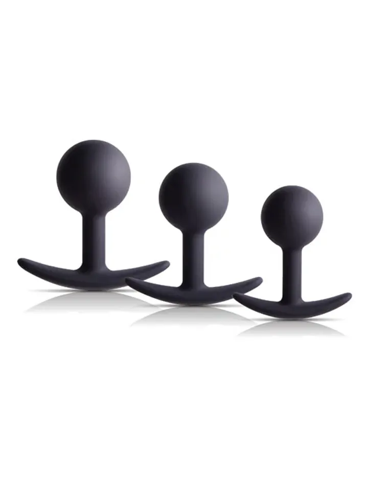 Silicone Anal Kit With Weighted Ball - Analinis kištuko rinkinys 1 [full]