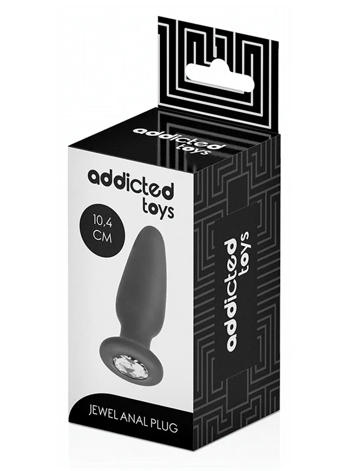 Silicone Anal Plug With Jewel 10,4 cm - Analinis kištukas 4 [full]