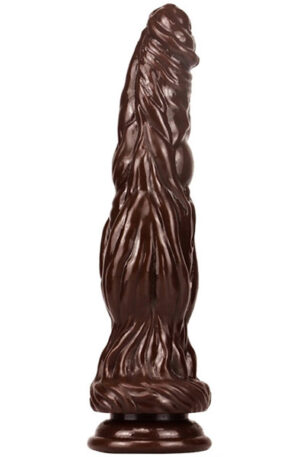 Silicone Dildo Monster Bark Brown 26 cm - Monster dildo 1