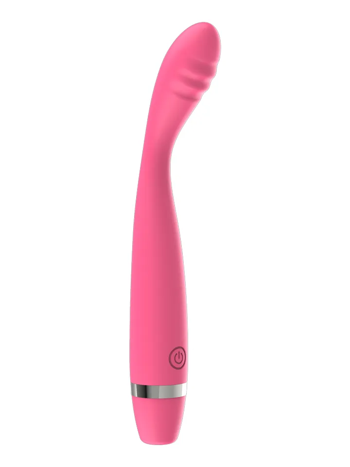 Silicone G-Spot Massager Pink - G taško vibratorius 1 [full]