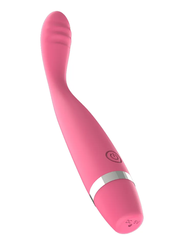 Silicone G-Spot Massager Pink - G taško vibratorius 2 [full]
