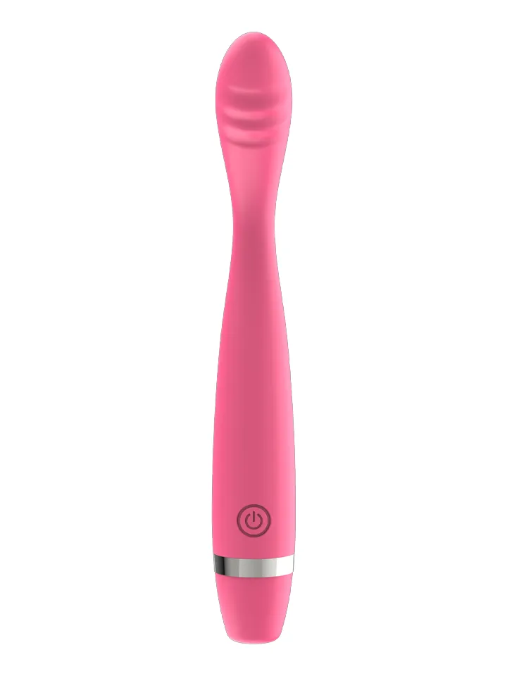 Silicone G-Spot Massager Pink - G taško vibratorius 3 [full]