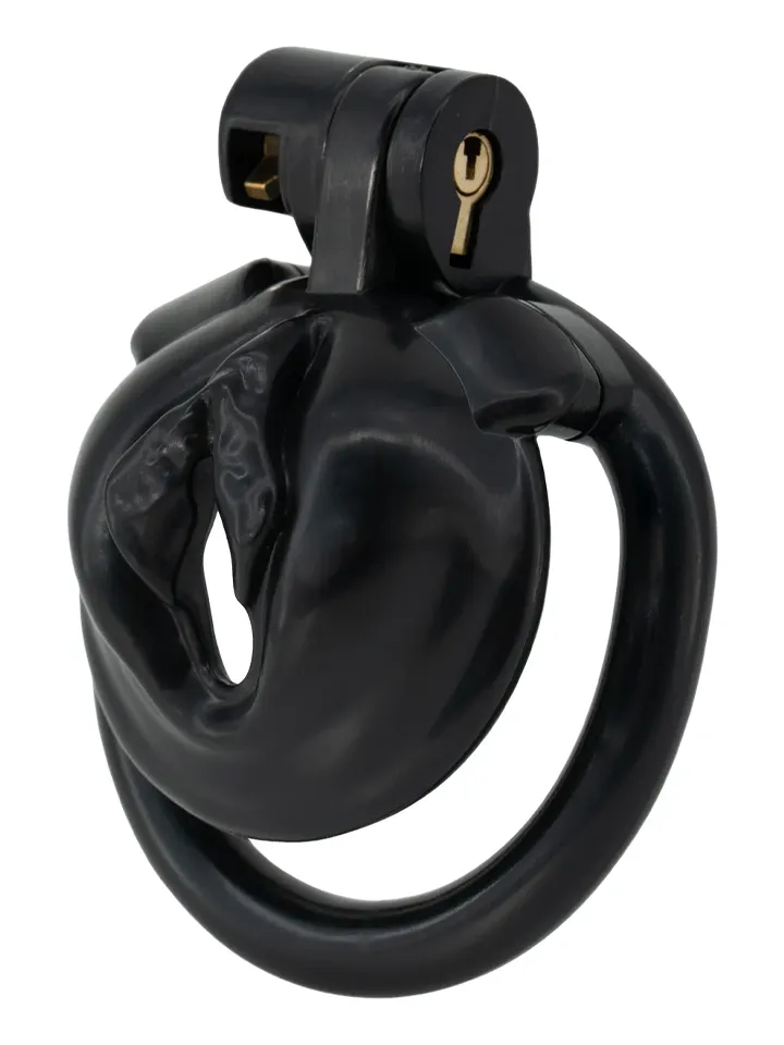 Sissy Trainer Cock Lock X-Short - Skaistybės narvas 1 [full]