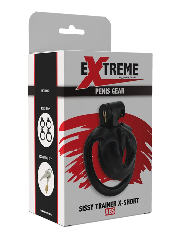 Sissy Trainer Cock Lock X-Short - Skaistybės narvas 4 [full]
