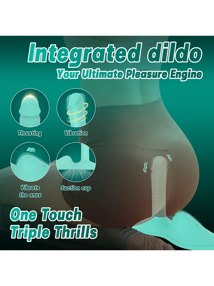 Sit & Ride Vibrator With App Control - Vibruojantys dildo 2 [full]
