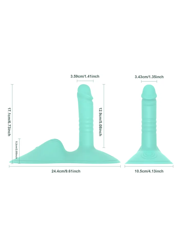 Sit & Ride Vibrator With App Control - Vibruojantys dildo 6 [full]