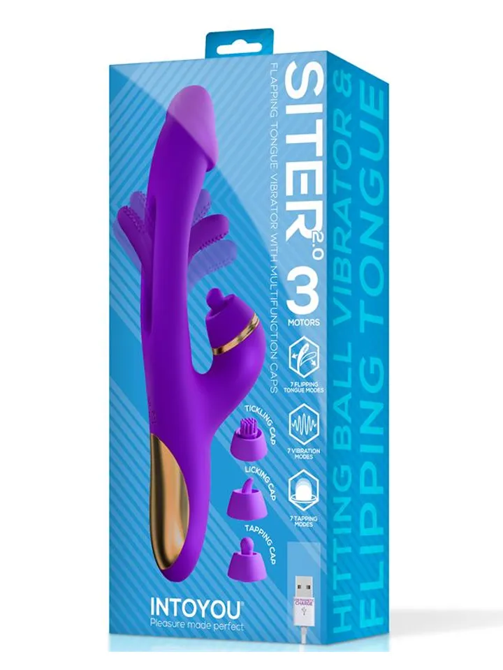 Siter 2.0 Flapping Tongue With Hitting Ball Vibrator - Triušio vibratorius 5 [full]