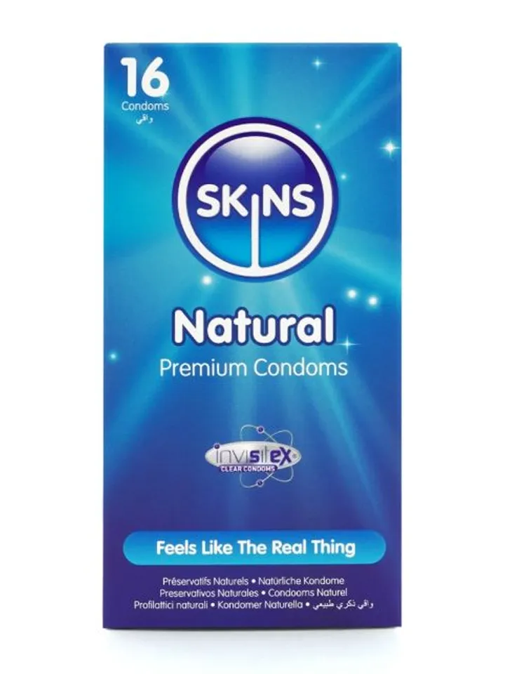 Skins Natural Condoms 16-pack - Prezervatyvai 3 [full]