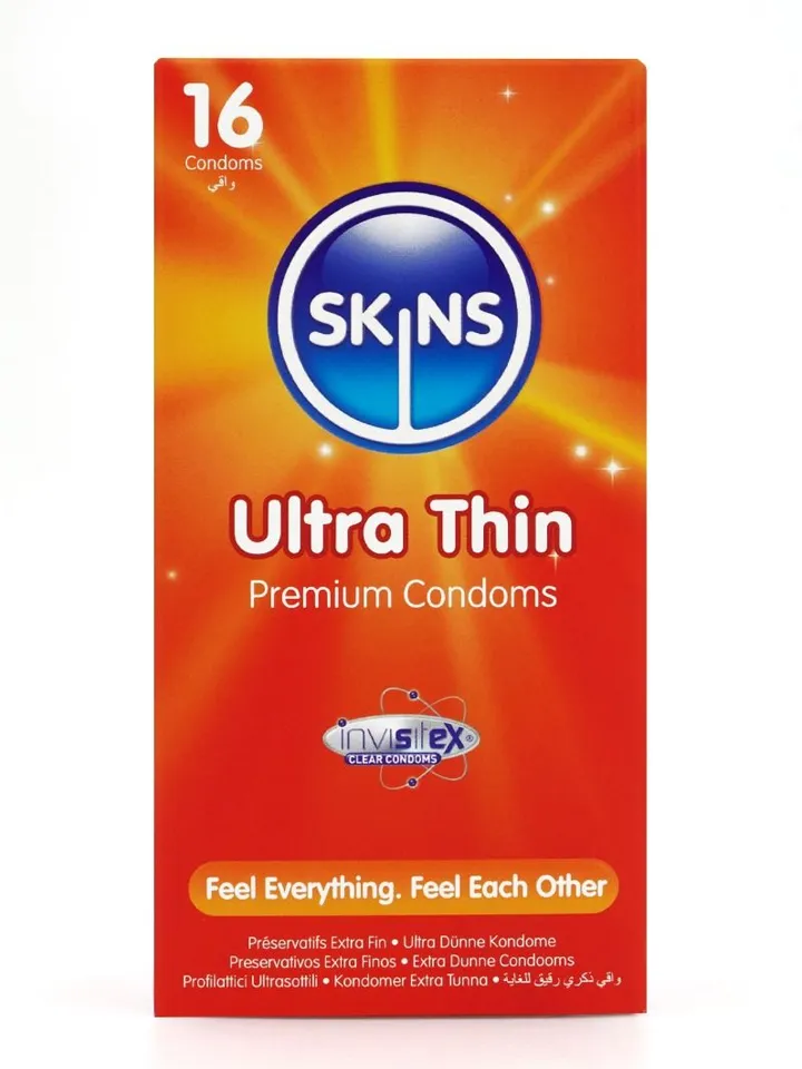 Skins Ultra Thin Condoms 16-pack - Ploni prezervatyvai 2 [full]