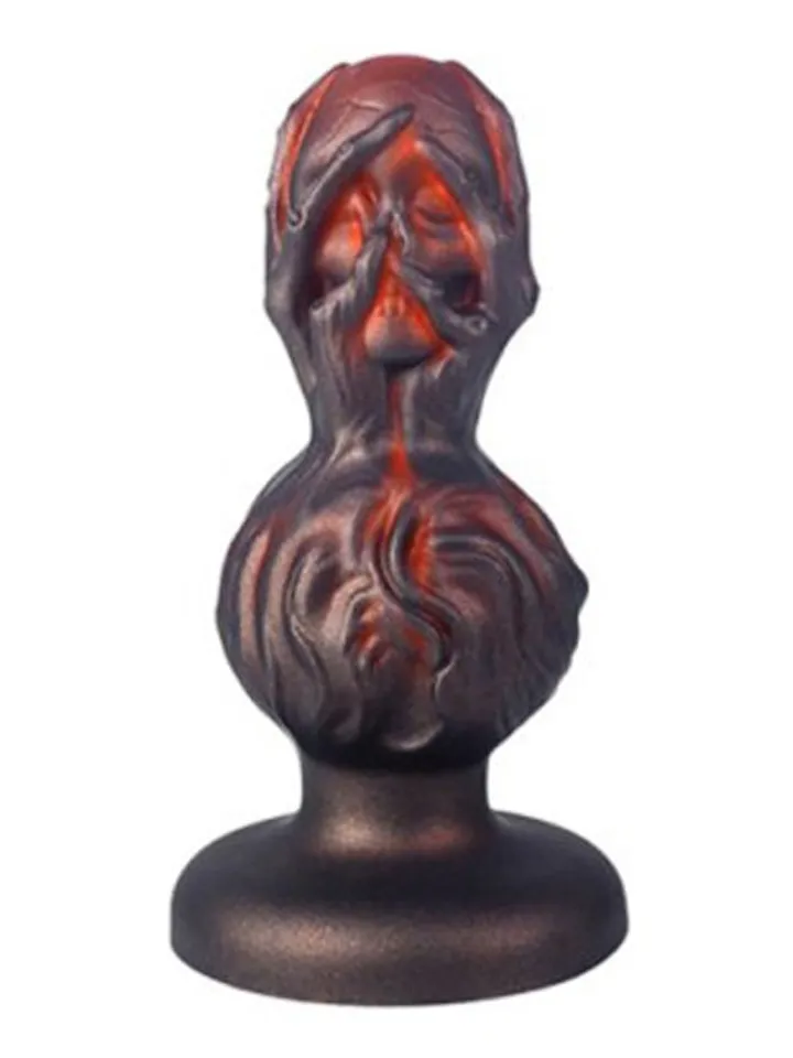 Skullis XL Plug Red/Black 20,5 cm - XL ButtPug 1 [full]