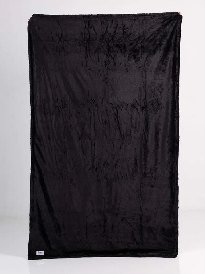 Splash Blanket Furlush Black On Black Medium - Sekso lakštai 4 [full]