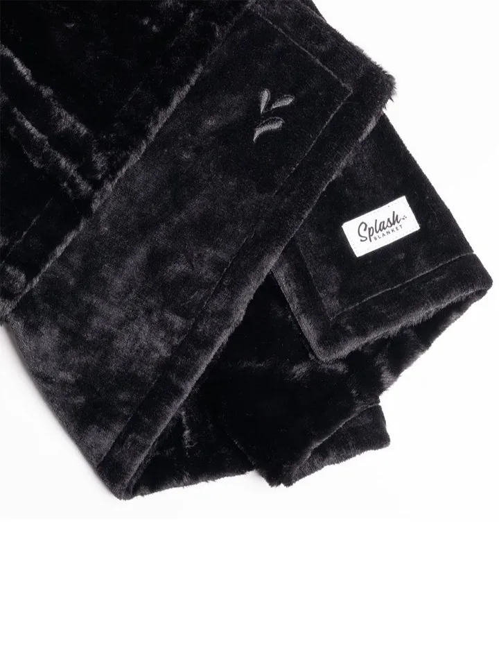 Splash Blanket Furlush Black On Black Medium - Sekso lakštai 5 [full]