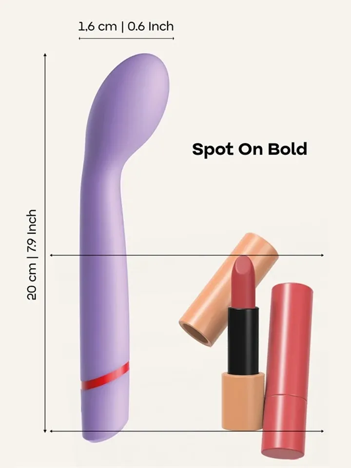 Spot On Bold G-spot Vibrator - G taško vibratorius 3 [full]