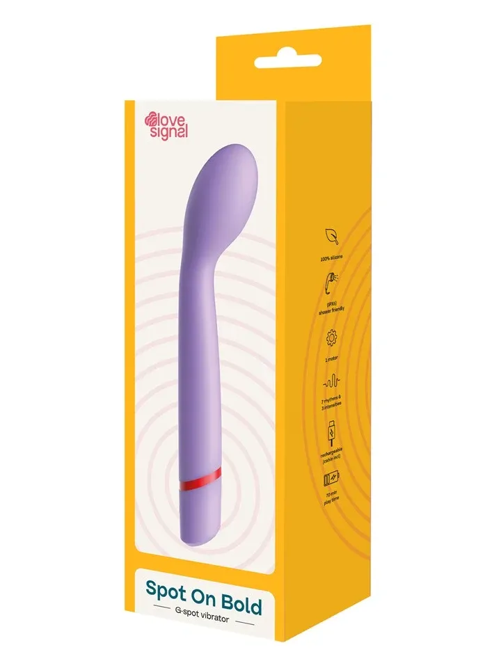 Spot On Bold G-spot Vibrator - G taško vibratorius 6 [full]