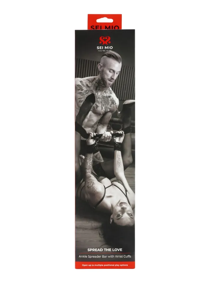 Spread The Love Ankle Spreader Bar With Wrist Cuffs - Sprogdinimo juosta 4 [full]