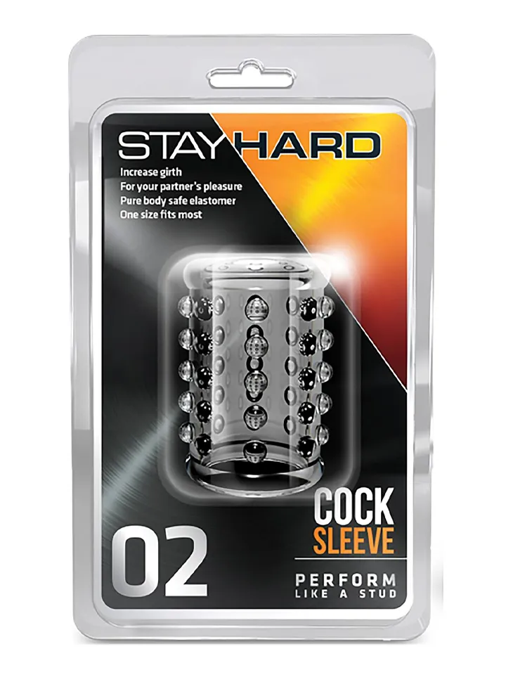 Stay Hard Cock Sleeve 02 Clear - Varpos ilgintuvas/varpos rankovė 3 [full]