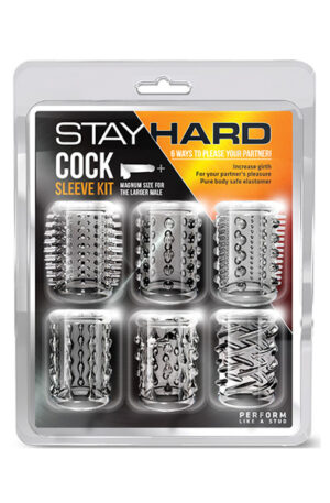Stay Hard Cock Sleeve Kit Clear - Varpos rankovė 1