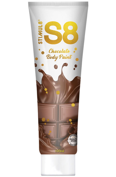 Stimul8 Bodypaint Chocolate 100ml - Valgomieji kūno dažai 1