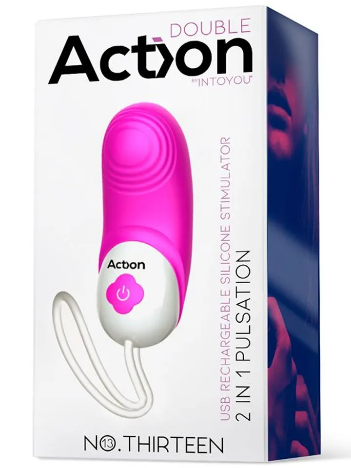 Stimulator Egg 2 in 1 Vibration & Pulsation - Vibruojantis kiaušinis 4