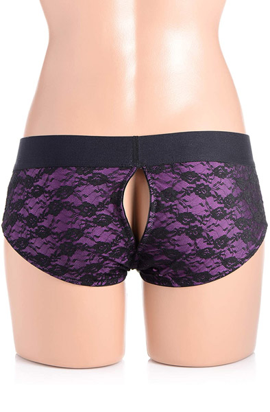Strap U Envy Strap-on Harness With Dildo Purple - Diržu su diržais 2