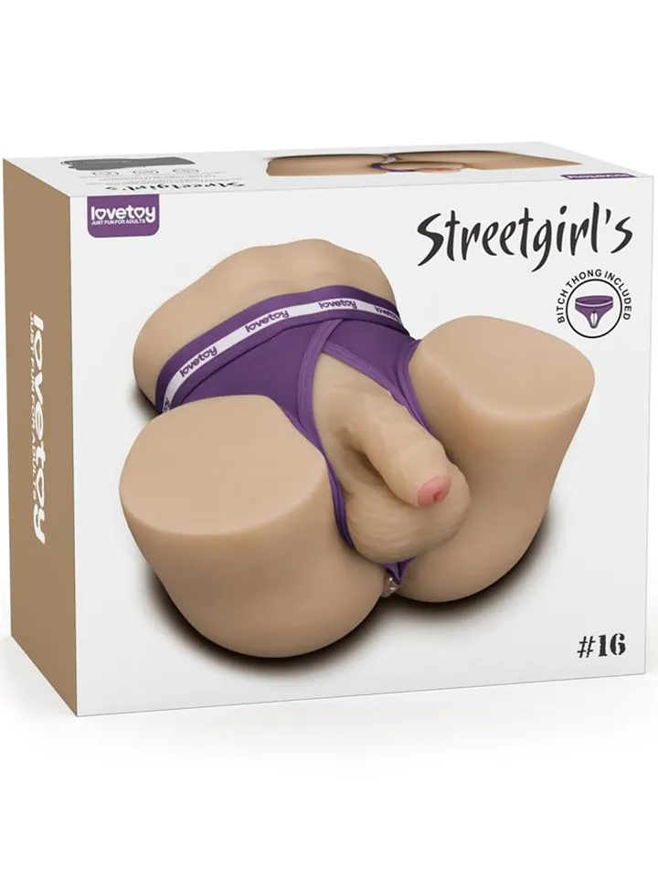 Streetgirls #16 With Dildo 4 kg - Sekso lėlė 1