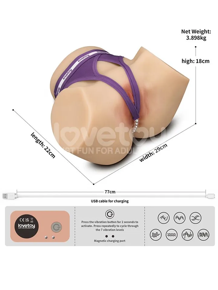 Streetgirls Dual Motor Sensation Pulse 3,9 kg - Sekso lėlė 4