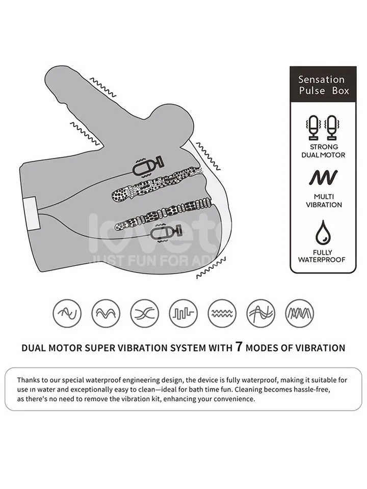 Streetgirls Dual Motor Sensation Pulse With Dildo - Sekso lėlė 5