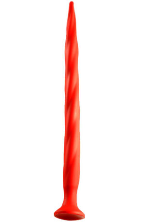 Stretch Worm Long Dildo Red 50cm - Ypač ilgas analinis dildo 1