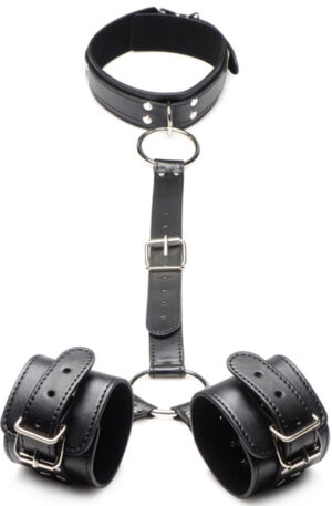 Strict Collar with Cuffs Restraint Set - Antrankiai & amp; karoliai 1
