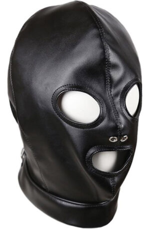 Submision Hood With Back Straps Adjustable - BDSM kaukė 1