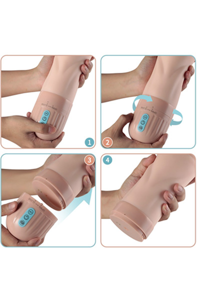 Suckstroker Sucking & Vibrating Masturbator - Vibruojantis makšties masturbatorius 6